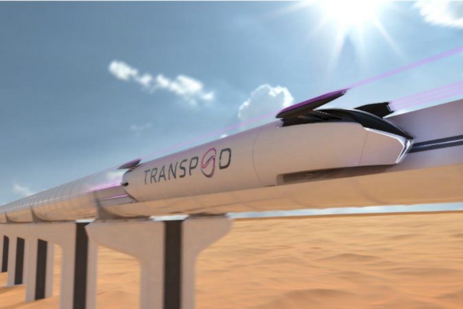 TransPod unveils “ultra-high-speed” FluxJet vehicle as it begins construction on proposed Alberta track