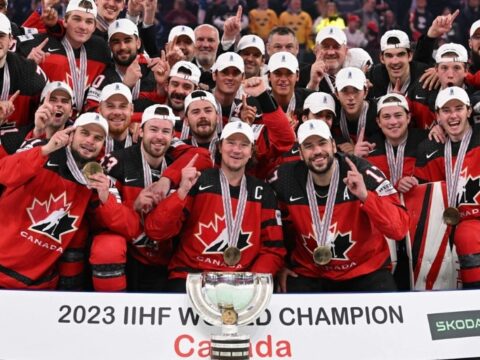 Canada wins 5-2 over Germany, adds 28th title