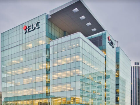 external shot of the EDC building in Ottawa
