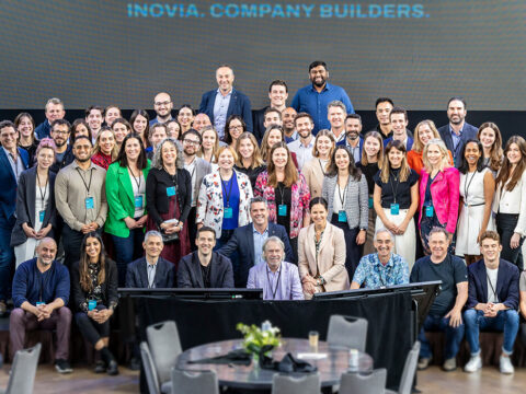 The Inovia Capital team at the VC firm's recent annual general meeting.