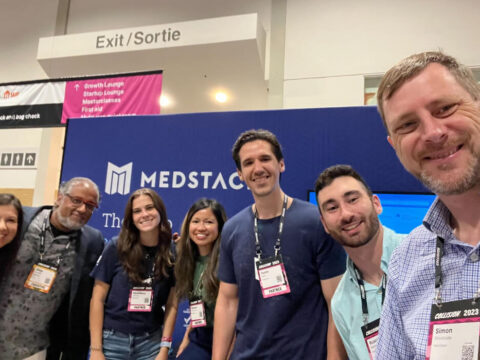 The MedStack team at Collision Conference 2023 in Toronto.